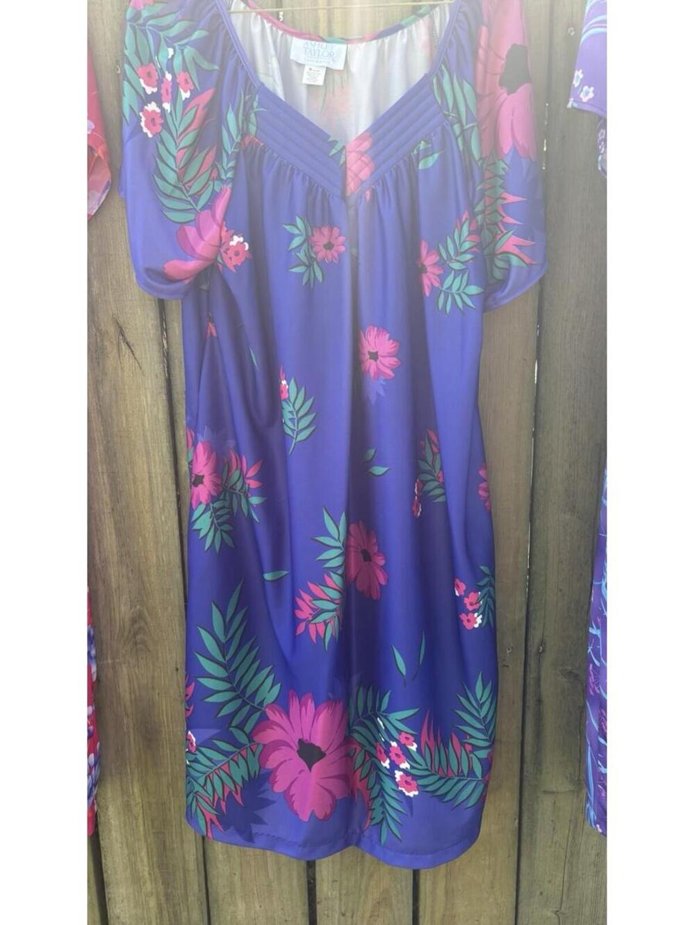 Vintage Ashley Taylor 90’s Nightgown Patio Dress Lounge M